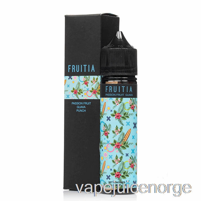 Vape Norge Pasjonsfrukt Guava Punch - Fruitia - 60ml 6mg